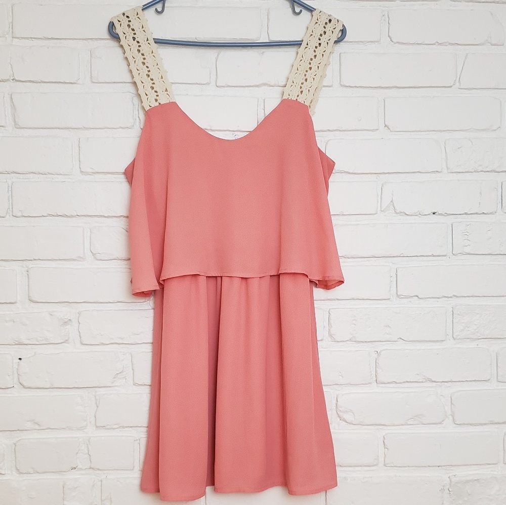 Tobi crochet strap dress